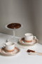 Hermia Juego de tazas de café Palm - Brown